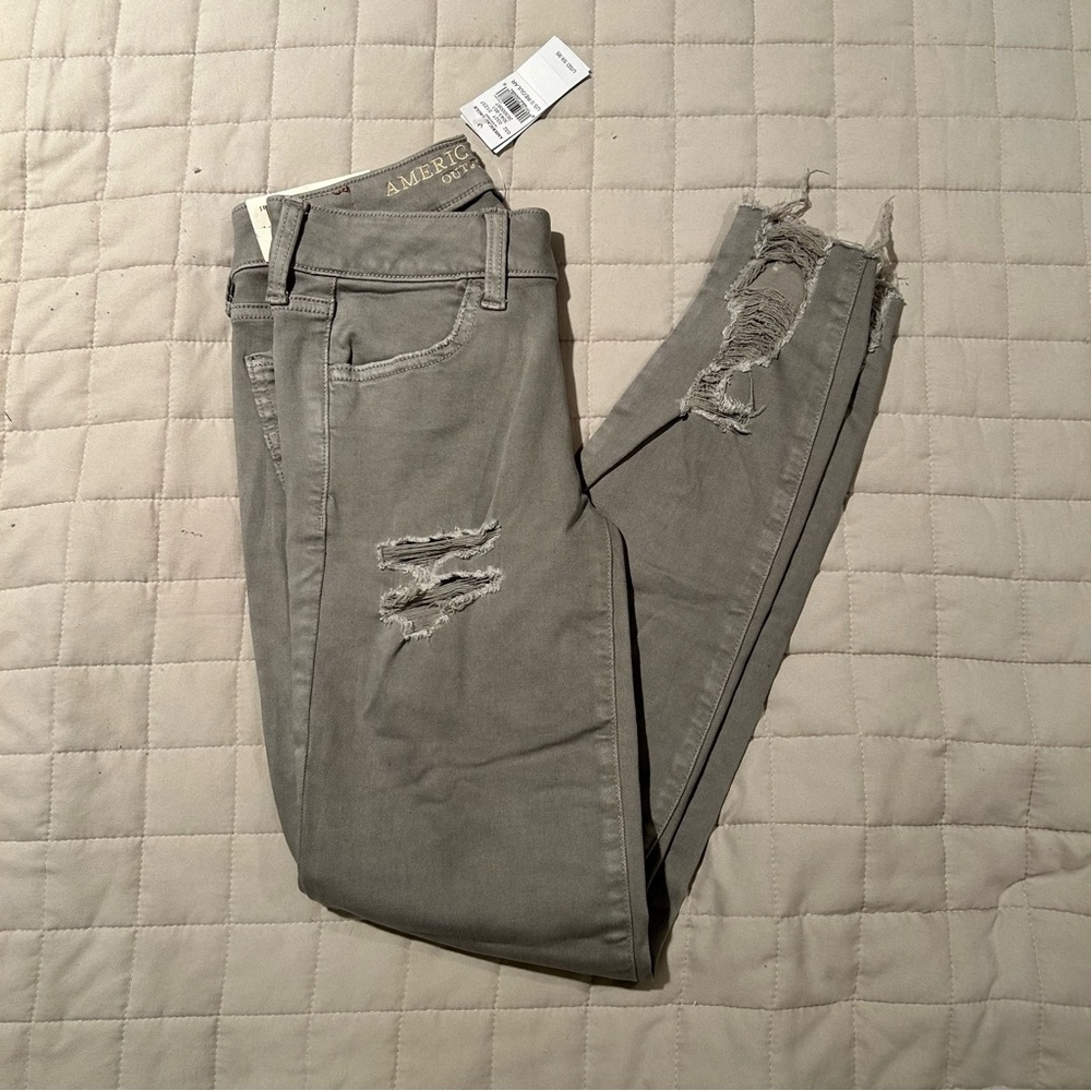 Gray jeans